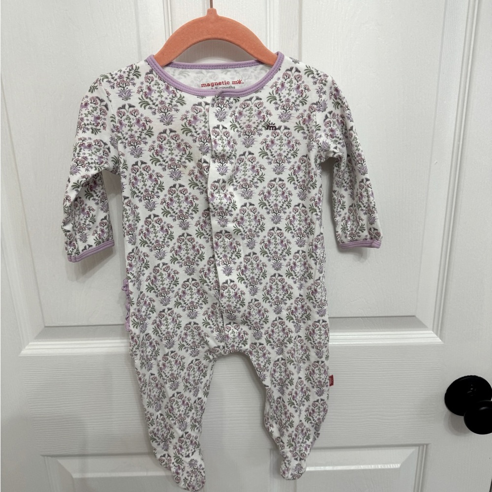 Magnetic Me Footie organic cotton magnetic footie 6-9M